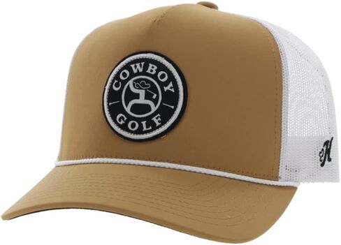 HOOEY Draw Cowboy Golf Patch Hat - Adjustable Snapback Cap with Patch - Premium Western Style Hold Hats for Men & Women in Kuwait