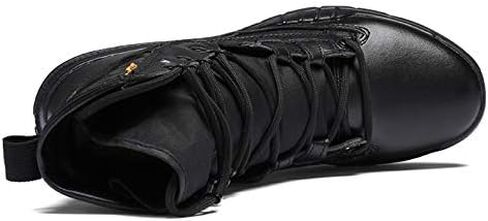 Men’s Tactical Boots，High-top Special Forces Combat Boots Outdoor Sand Breathable Military Boots,Black- 45/UK 10.5/US 11 in Saudi Arabia