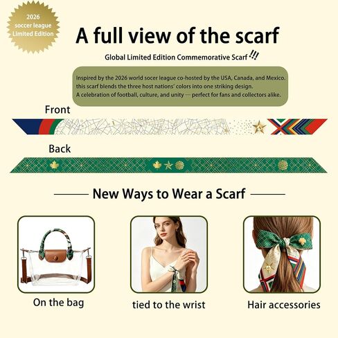 Clear Bag for Stadium Events,Small Clear Purse Crossbody Bag with Silk Scarf,Stadium Approved,Concerts and Sports Events in Saudi Arabia
