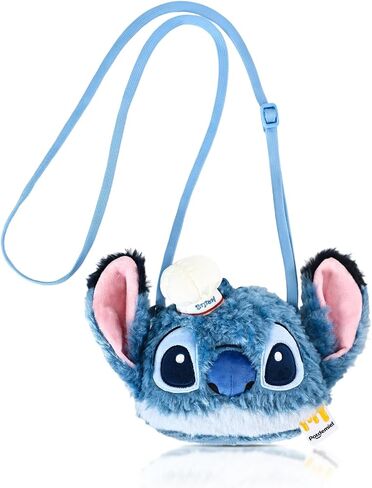 MINISO Disney Stitch Crossbody Plush Lilo & Stitch Wallet Cartoon Stitch Purse Cute Shoulder Bag for Women Shopping Travel | Stitch in Kuwait