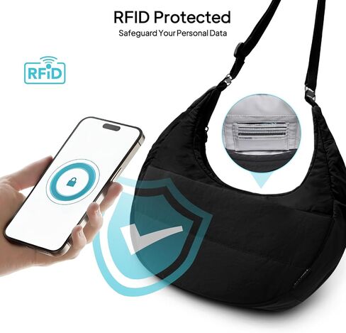 TOPEAST Crossbody Bags for Women with Water Bottle Holder, Puffer Purse for Travel, 7L Capacity with Multiple Compartments in Saudi Arabia
