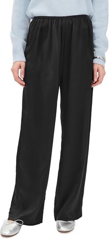 DONNI. Women's The Silk Simple Pants in Saudi Arabia