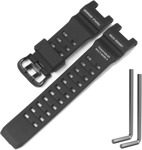 Resin Replacement Band Compatible with Casio GW-9500 GW-9500-1JF GW-9500MEC-1JF GW-9500TLC-1JR Master of G Series Watch Strap in Saudi Arabia