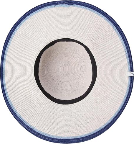 Nautica Womens Straw Hat - Short and Wide Brim Lightweight Sun Hats for Women - Sun Protection Hat for Beach & Travel in Kuwait
