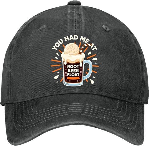قبعات You Hads Me At Root Beer العائمة للرجال، قبعات بيسبول عصرية مغسولة in Kuwait