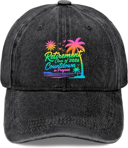Retirements Class of 2026 Countdown in Progress. Hat for Men Funny Washed in Kuwait