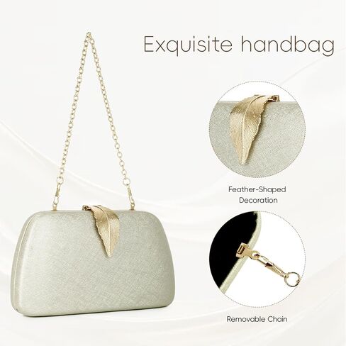Oweisong Clutch Purse for Women Formal Glitter Black Evening Handbag Small Shell Purse for Wedding Prom Bridal Guest in Kuwait