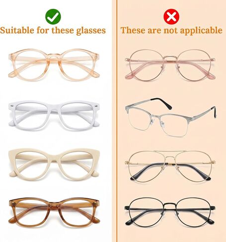 40 Pcs Eye Glasses Nose Pads, Self-Adhesive Silicone Nose Pads, Anti-Slip Soft Thickened Cushion, Reduce Pressure & Pain for Eyeglasses, Sunglasses, Reading Glasses, Daily Wear in Saudi Arabia