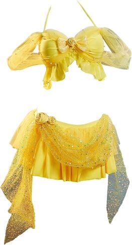 haikyuu Women Princess Cosplay Swimsuit Mermaid Bathing Suit Fairy Retro Bikini Set Rave Swimwear in Kuwait