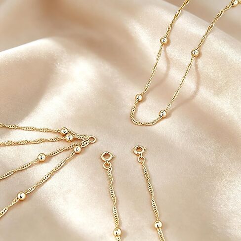 14K Gold Plated Body Chain Jewelry for Women, Layered Bikini Waist Chain for Beach Vacation Accessories, Crossover Belly Chain Belt for Summer Swimsuits & Going Out Outfits in Kuwait