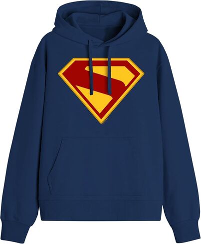 DC Comics Superman Hoodie Classic S Shield Logo Sweatshirt Hoodie in Kuwait