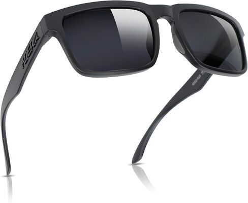 Big Head Sunglasses for Men, 155mm Wide XXL Polarized Sunglasses, TR90 No-Pinch Fit Frame in Kuwait