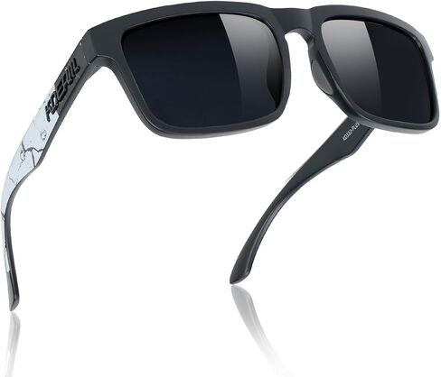 Big Head Sunglasses for Men, 155mm Wide XXL Polarized Sunglasses, TR90 No-Pinch Fit Frame in Kuwait