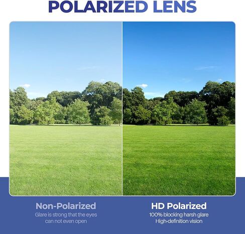 Big Head Sunglasses for Men, 155mm Wide XXL Polarized Sunglasses, TR90 No-Pinch Fit Frame in Kuwait