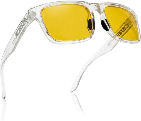 Big Head Sunglasses for Men, 155mm Wide XXL Polarized Sunglasses, TR90 No-Pinch Fit Frame in Kuwait