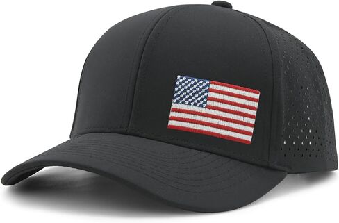 American Flag Quick Dry Trucker Hat, Adjustable Mesh Snapback USA Flag Baseball Caps for Men Women in Saudi Arabia