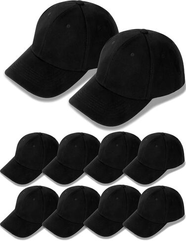 10 Pack Baseball Caps Adjustable Plain Hats Unisex Sport Blank Caps for Men Women in Saudi Arabia
