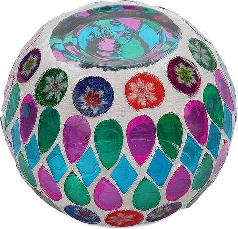Mosaic Glass Candle Holder Vivid Colors Tealight Candle Holder for Family & Friends in Saudi Arabia