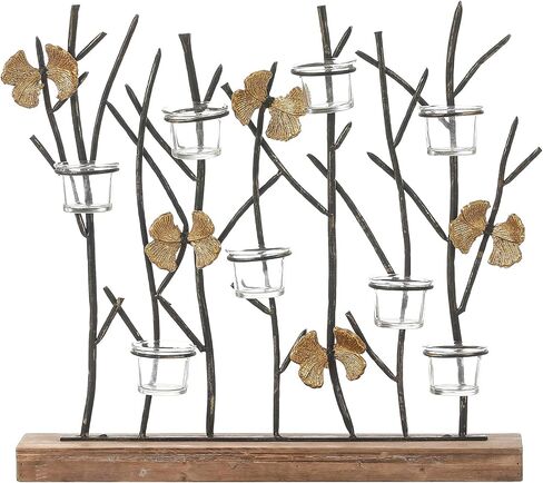 LuxenHome Metal Nature Branches Tabletop Tea Light Holder in Saudi Arabia