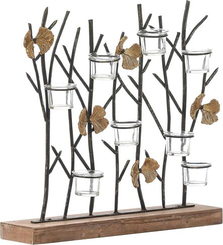 LuxenHome Metal Nature Branches Tabletop Tea Light Holder in Saudi Arabia