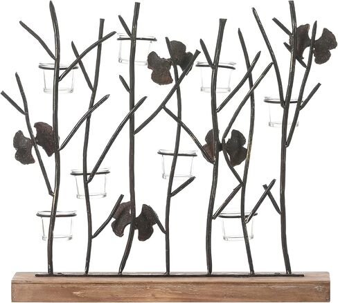 LuxenHome Metal Nature Branches Tabletop Tea Light Holder in Saudi Arabia
