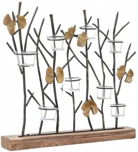 LuxenHome Metal Nature Branches Tabletop Tea Light Holder in Saudi Arabia