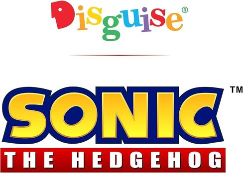 Disguise Sonic Adult Costume, Official Sonic The Hedgehog Halloween Hooded Jumpsuit in Kuwait