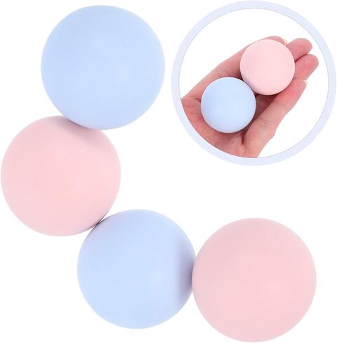 Uonlytech 4pcs Cute Cartoon Ceramic Round Drawer Knobs Macaron Style Dresser Handles for ’s Bedroom Wardrobe Furniture Pulls, Pink and Light Blue in Kuwait