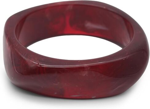 Acrylic Chunky Bangle Bracelets for Women,Colorful Irregular Punk Resin Bangle Wide Geometric Bracelet Halloween in Saudi Arabia