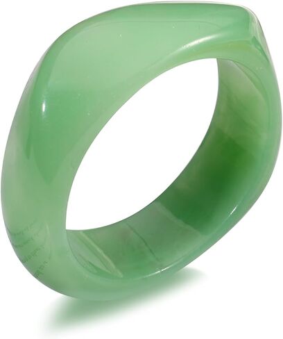 Acrylic Chunky Bangle Bracelets for Women,Colorful Irregular Punk Resin Bangle Wide Geometric Bracelet Halloween in Saudi Arabia