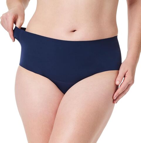 ملابس داخلية SPANX SPANXsupersmooth غير قابلة للتكديس - تحكم مريح في الجزء الأساسي - ملابس داخلية غير مرئية - لا توجد خطوط داخلية مرئية - ياقوتي ناعم داكن - XS in Kuwait