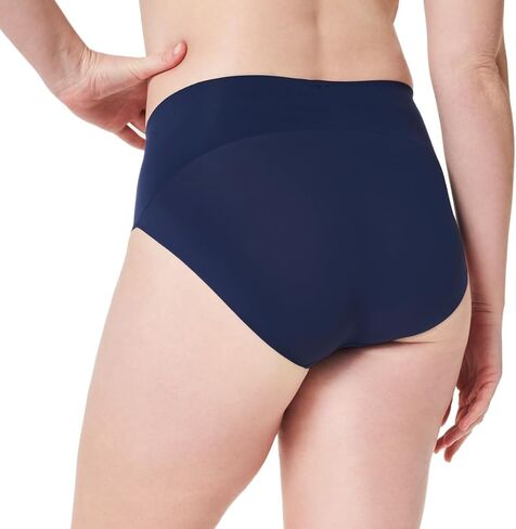 ملابس داخلية SPANX SPANXsupersmooth غير قابلة للتكديس - تحكم مريح في الجزء الأساسي - ملابس داخلية غير مرئية - لا توجد خطوط داخلية مرئية - ياقوتي ناعم داكن - XS in Kuwait
