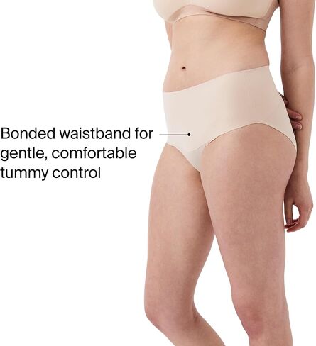 ملابس داخلية SPANX SPANXsupersmooth غير قابلة للتكديس - تحكم مريح في الجزء الأساسي - ملابس داخلية غير مرئية - لا توجد خطوط داخلية مرئية - ياقوتي ناعم داكن - XS in Kuwait