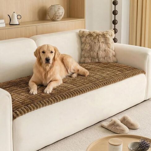 LiveGo Pet Couch Cover for Dogs, Non-Slip & Washable Sofa Protector, Scratch Resistant Furniture Cover for Couches in Saudi Arabia