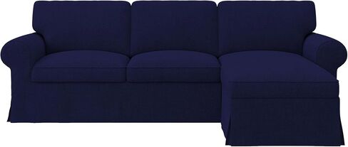 Ektorp 3 Seat Sofa Cover Slipcover Replacement Made for IKEA Ektorp 3 Seat Sofa Cover, Couch Cover Not Include The Sofa Body,Cool White in Saudi Arabia