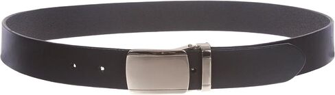 1 1/4" (34 mm) Clamp On Standard Plain Full Grain Leather Belt in Kuwait
