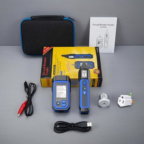 NOYAFA NF-821 GFCI Outlet Tester with High Definition LCD Display, Electric Voltage Tester for Standard 3-Wire 120V Electrical Receptacle, AC Voltage Socket Checker in Kuwait
