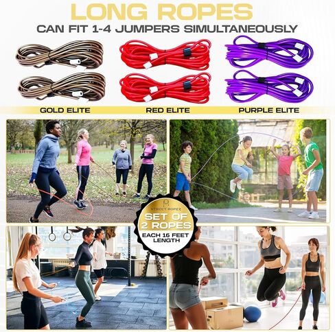 Divine Grip Double Dutch Ropes 2-Pack. High performance, double dutch jump ropes in Saudi Arabia