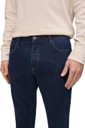 Men's AMS Slim Jeans – Mid Rise, Slim Silhouette, Tailored Fit in Kuwait
