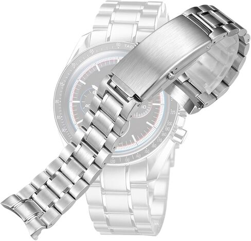 Watch Band Bracelet Replacement For 45.5mm Omega Planet Ocean Speedmaster Heavy Stainless Steel 22mm in Kuwait
