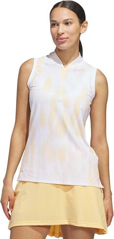 adidas Women's Ultimate365 Tour Printed Sleeveless Polo in Kuwait