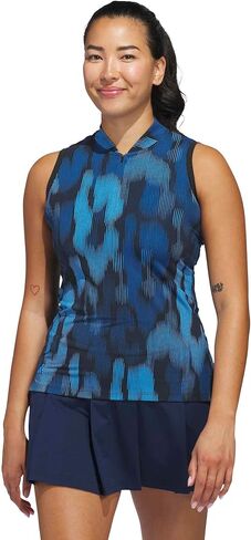 adidas Women's Ultimate365 Tour Printed Sleeveless Polo in Kuwait