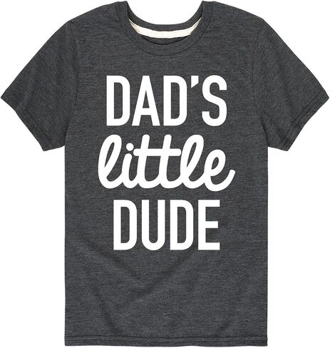Instant Message - Dad Set Little Dude - Toddler & Youth Short Sleeve Graphic T-Shirt in Kuwait