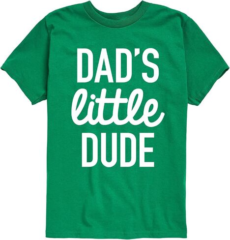 Instant Message - Dad Set Little Dude - Toddler & Youth Short Sleeve Graphic T-Shirt in Kuwait