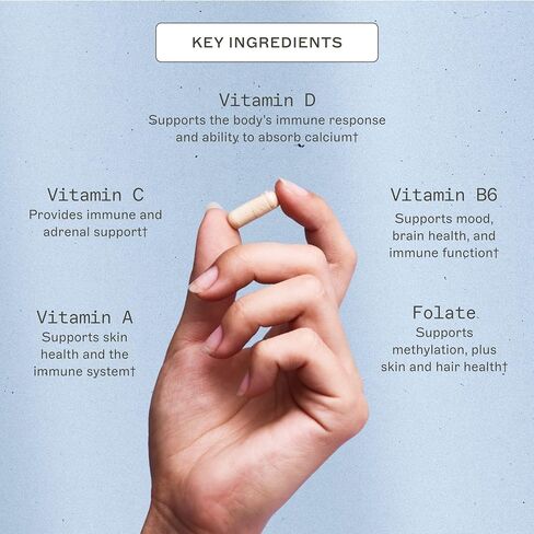 Amy Myers MD The Myers Way Multivitamin - Supports Healthy Immune, Thyroid & Adrenal Function - Gluten-Free, Non-Dairy & Iron Free Healthcare Supplement in Saudi Arabia