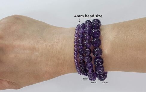 LTC Designs 4mm Smooth Round Lapis Lazuli Stretch Bracelet with an Oval Blue Cloisonné Centerpiece, 6.5" for Women, Men, and Young Adults in Kuwait