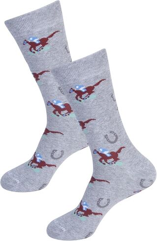 Barrel Down South Derby Men's Fashion Dress Socks - Funny Novelty Unique Gift - Gift For Horse Lovers - Kentucky Horse Racing in Saudi Arabia