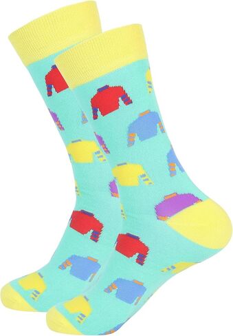 Barrel Down South Derby Men's Fashion Dress Socks - Funny Novelty Unique Gift - Gift For Horse Lovers - Kentucky Horse Racing in Saudi Arabia