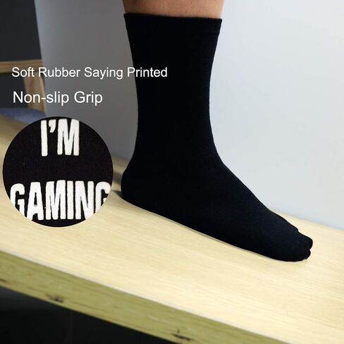 Do Not Disturb I'm Gaming Socks 3 Pairs Assort Mens Novelty Sock Gifts for Dad Young Teen in Kuwait