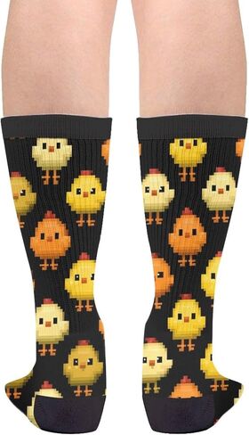 Rutuioy Men Women Funny Crazy Novelty Crew Tube Socks, Casual Athletic Sport Dress Socks in Saudi Arabia